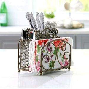 🆕️ Princess House Meridian Utensil & Napkin Organizer